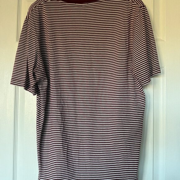 SCOTCH & SODA Red & White Striped Tee - Picture 2 of 4